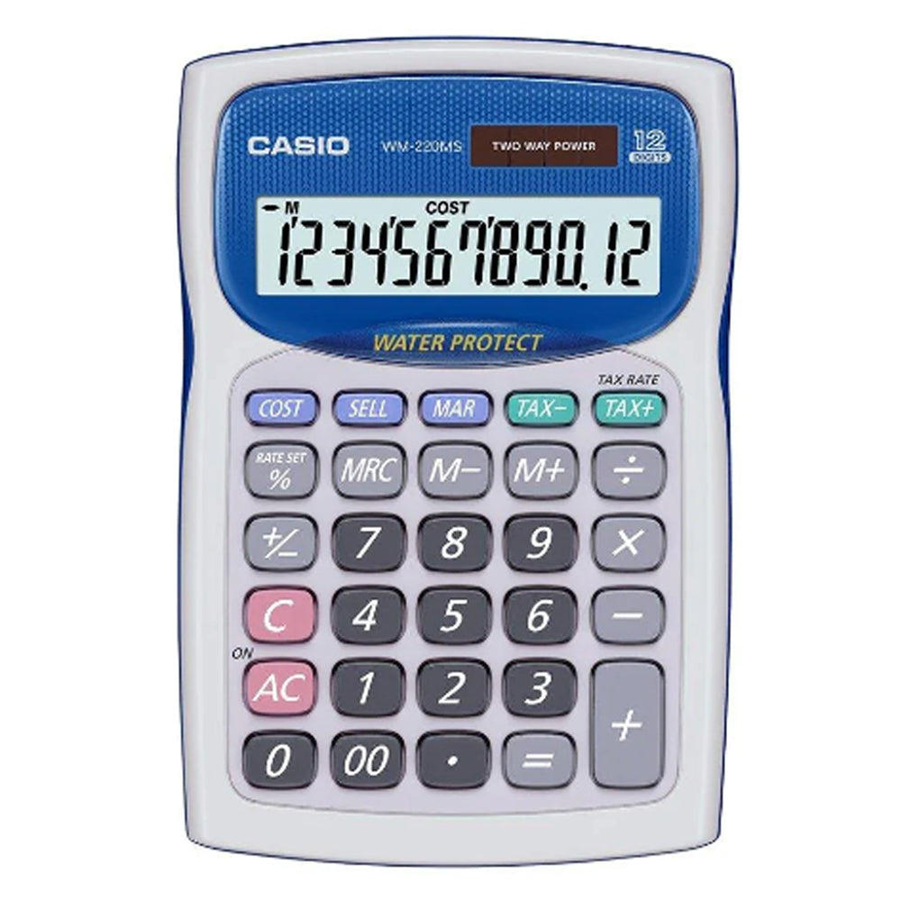 Calculadora de Sobremesa Casio WM-220MS-WE Blanca