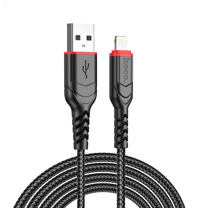 Cable Hoco X59 Victory USB a Lightning 2M Negro