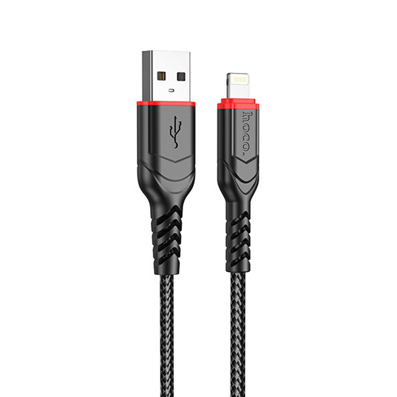 Cable Hoco X59 Victory USB a Lightning 2M Negro