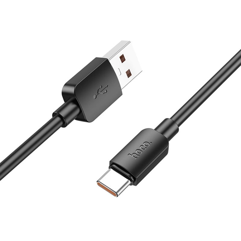 Cable Hoco X96 Hyper USB A Tipo C 1m 100W  Negro