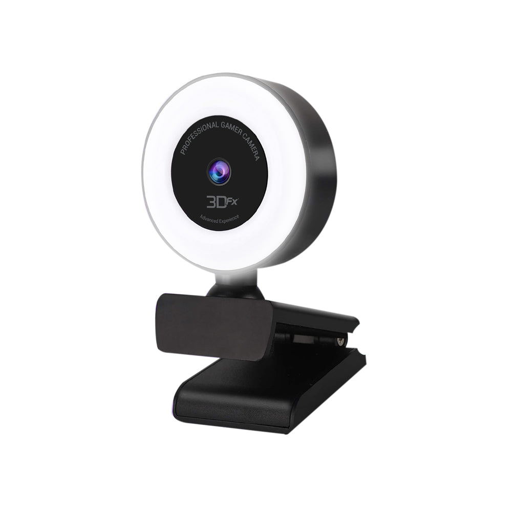 Webcam 3DFX 9128 Eyerian 2K USB con Micrófono y Trípode
