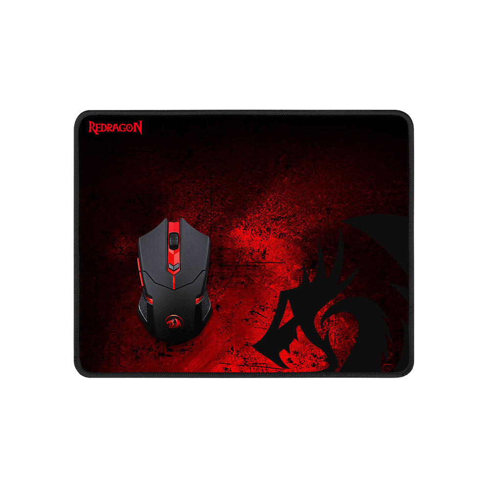 Kit gamer Redragon Mouse + Mouse Pad M601WL-BA Negro