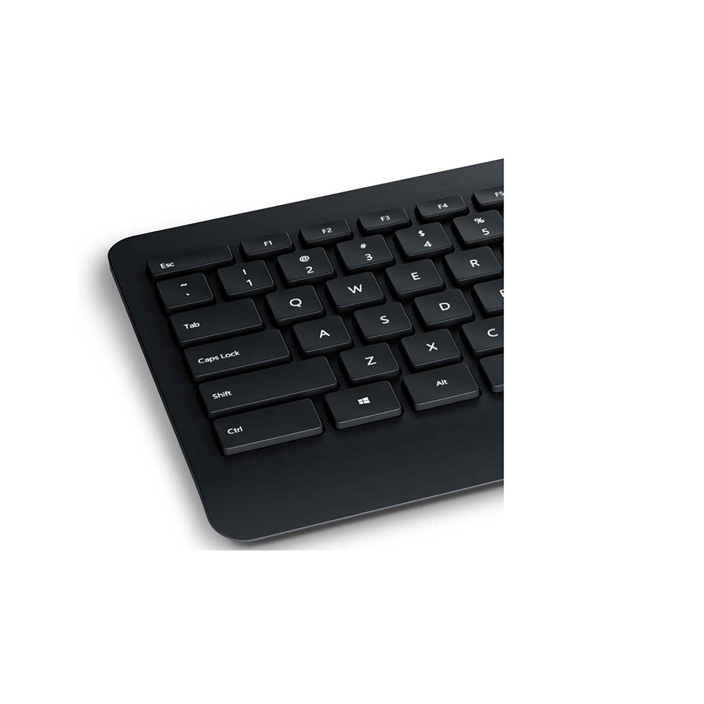 Kit teclado y mouse Microsoft 900 inalámbrico USB AES Negro