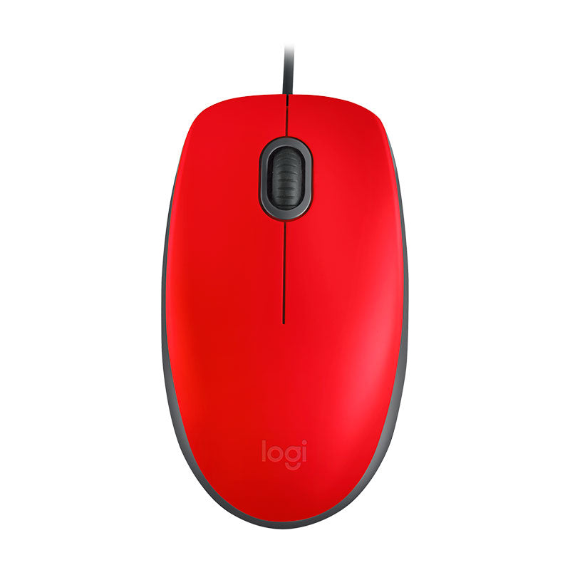 Logitech Mouse M110 Silent Red