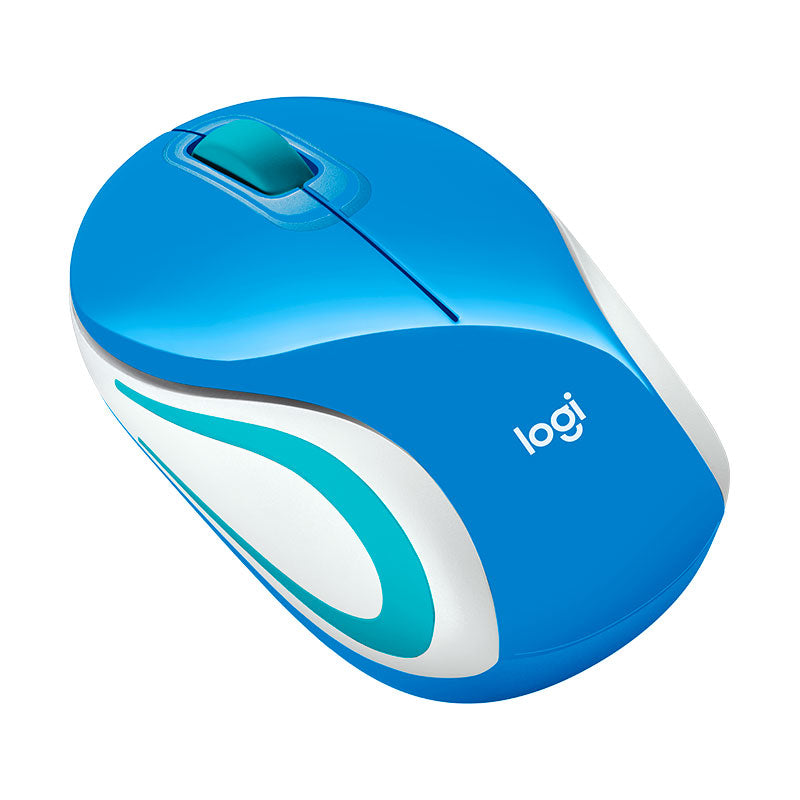 Logitech Mouse inalámbrico M187 Refresh Blue