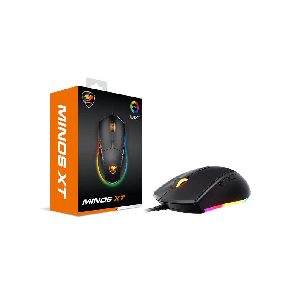 Mouse Gamer Cougar Minos XT RGB 4000 DPI 6 Botones