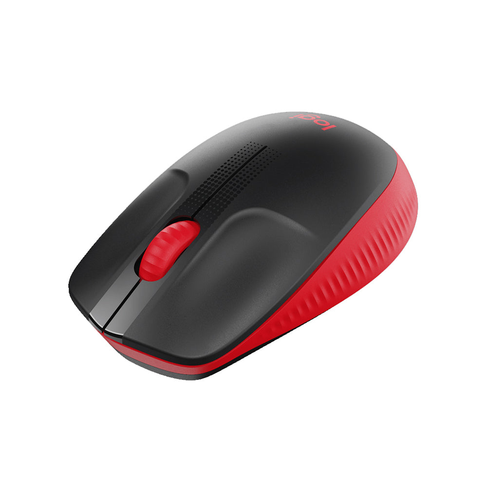 Mouse Logitech M190 inalámbrico USB Windows MacOS Rojo