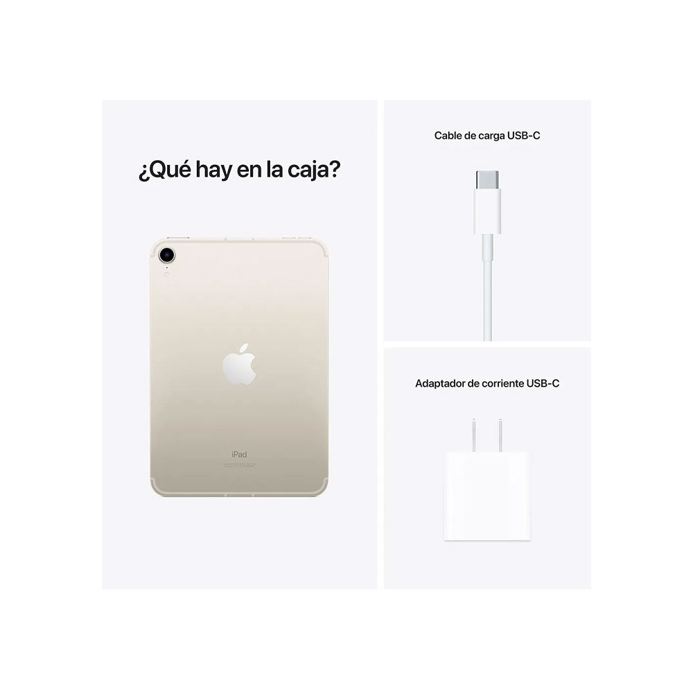 Apple iPad mini 8.3 WiFi + Cellular 64 GB 6 Gen Blanco