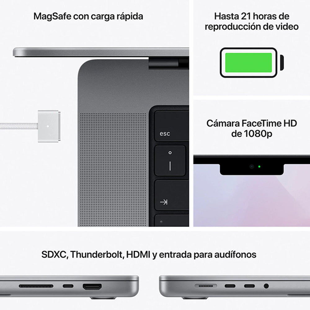 Apple MacBook Pro 16.2 512GB M1 Pro 10C GPU 16C Silver