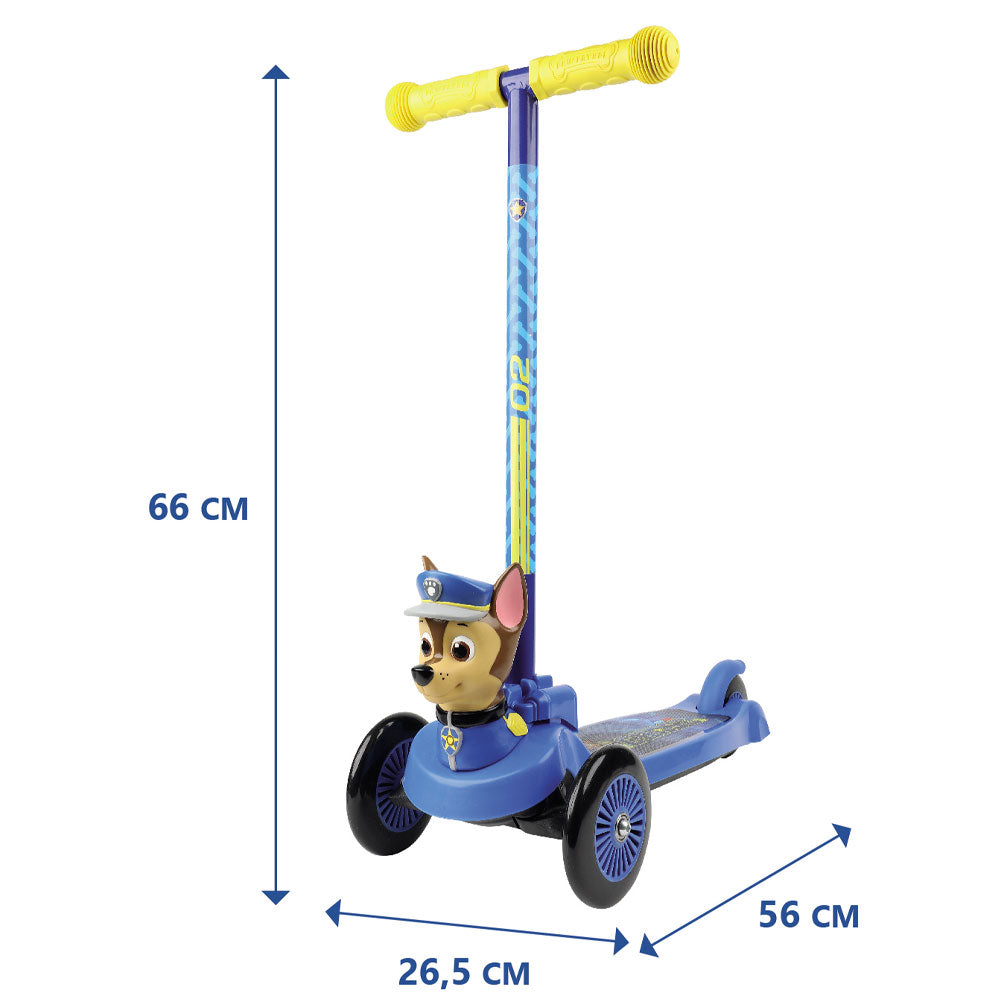 Scooter para niños 3D Paw Patrol Chase 3 ruedas