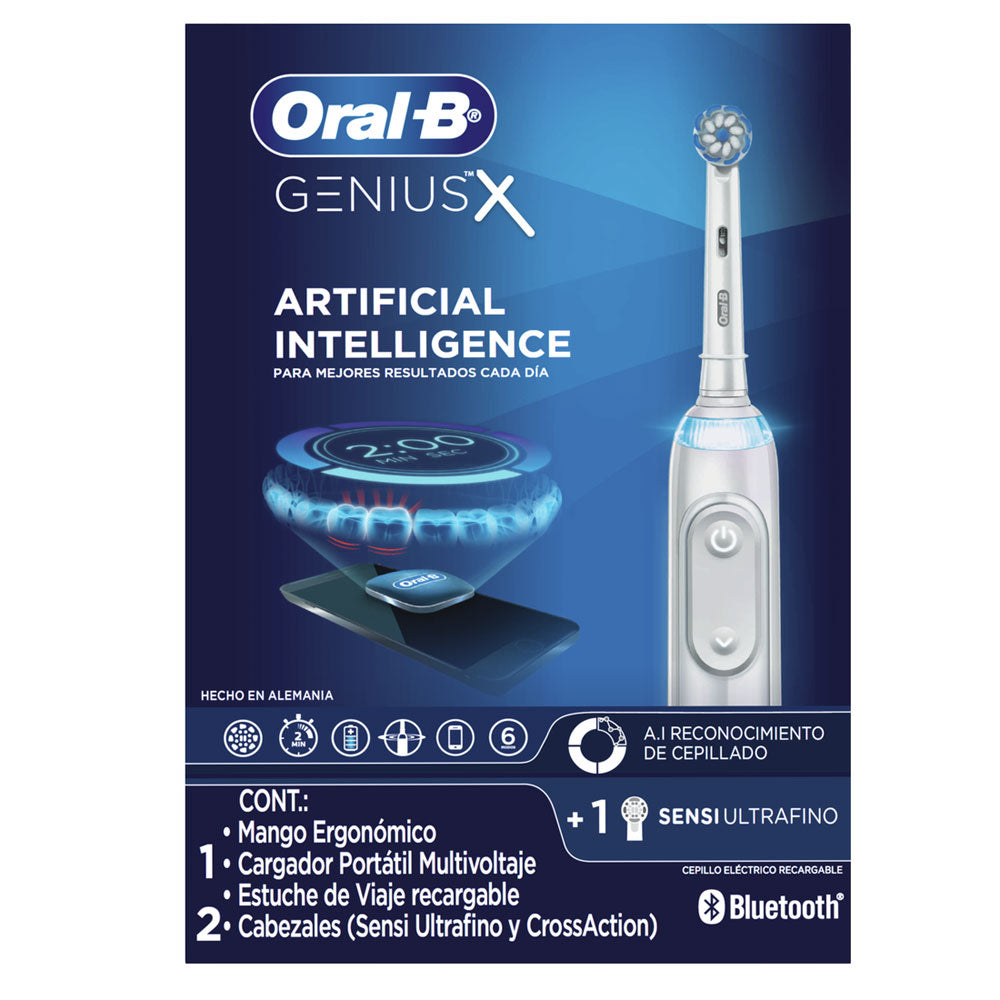 Cepillo de dientes Eléctrico Oral B Genius X + 2 Cabezales