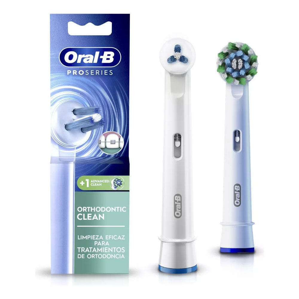 Cabezales de Cepillo Electrico Oral B Orthodontic Clean x2ud