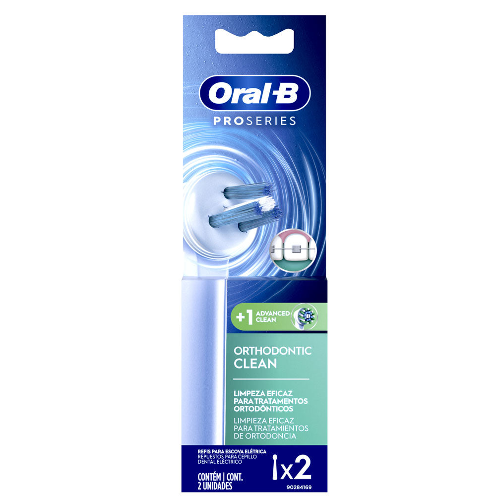 Cabezales de Cepillo Electrico Oral B Orthodontic Clean x2ud