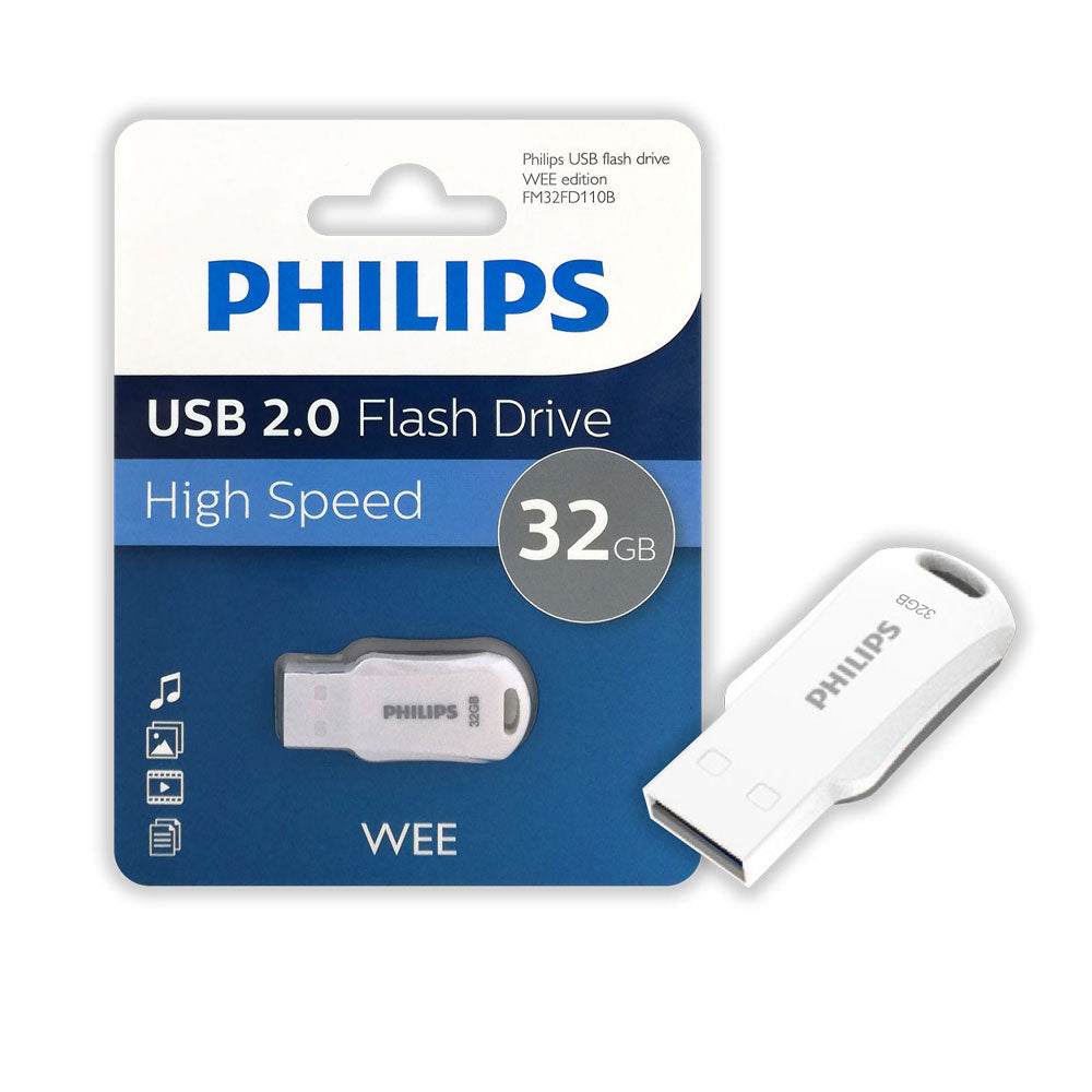 Pendrive Philips Wee 32GB USB 2.0 Flash Drive Gris