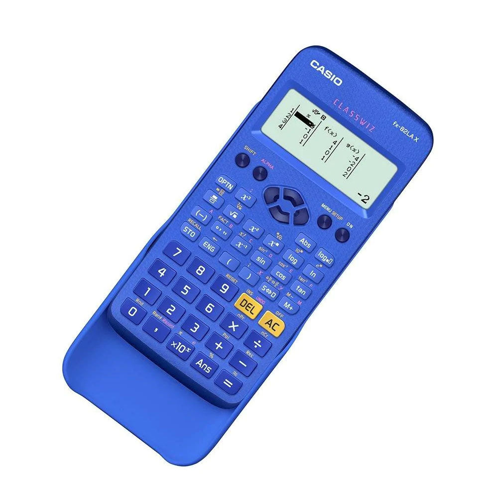 Calculadora Cientifica Casio FX 82 LAX BU 275 Funciones Azul
