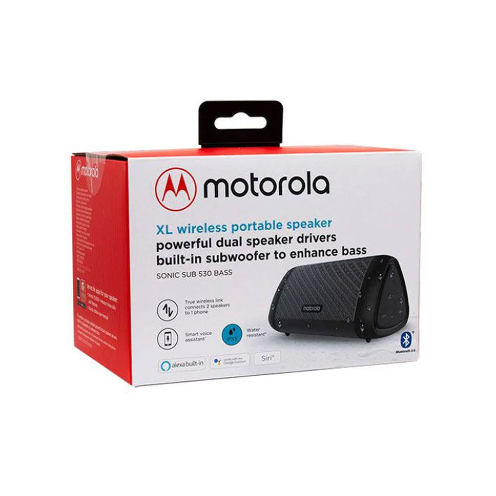 Parlante Motorola Sonic Sub 530 Bass Bluetooth IPX5 Negro