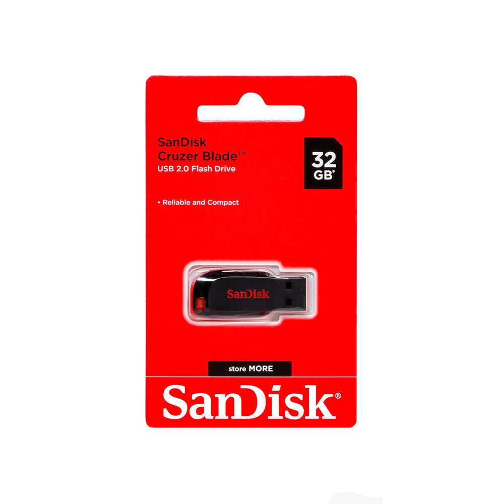 Pendrive Sandisk Cruzer Blade 32GB USB 2.0 SDCZ50-32G-B35S