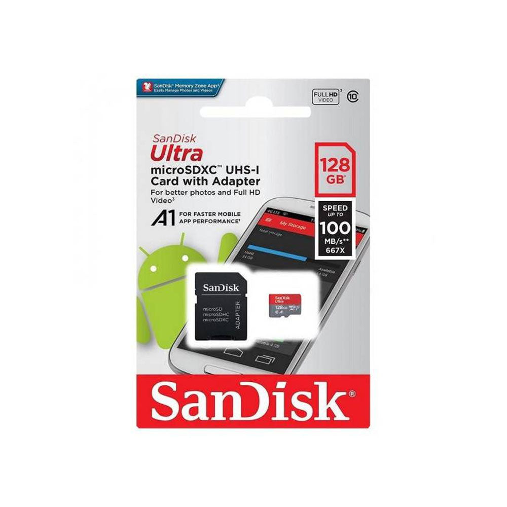 Tarjeta de memoria SanDisk 128GB microSDXC C1 U1 A1