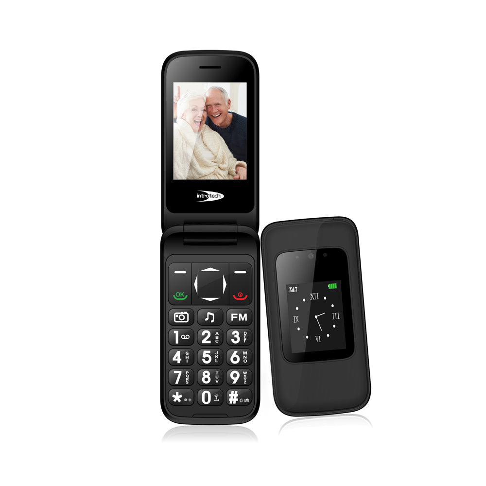 Teléfono Celular Introtech Senior Adulto Mayor 3G SOS