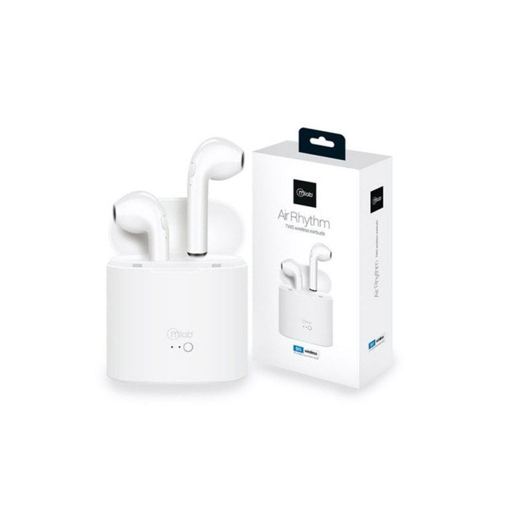 Audifonos MLab Free In Air Rhytm TWS Bluetooth Blanco