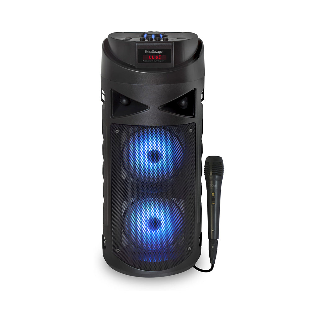 Parlante MLab Extra Savage 8902 Karaoke Bluetooth Negro