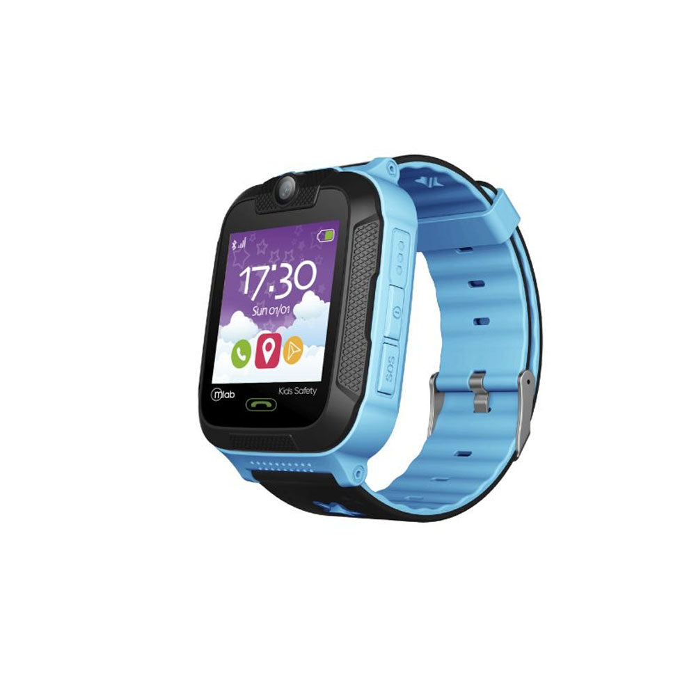 Smartwatch Mlab Play Secure para niños GPS Boton SOS Azul