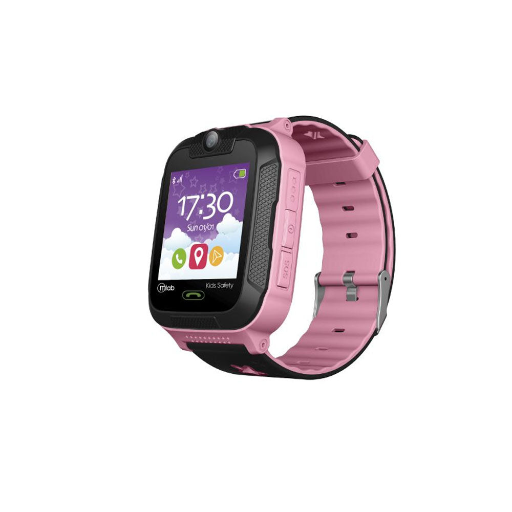 Smartwatch Mlab Play Secure para niños GPS Boton SOS Rosado