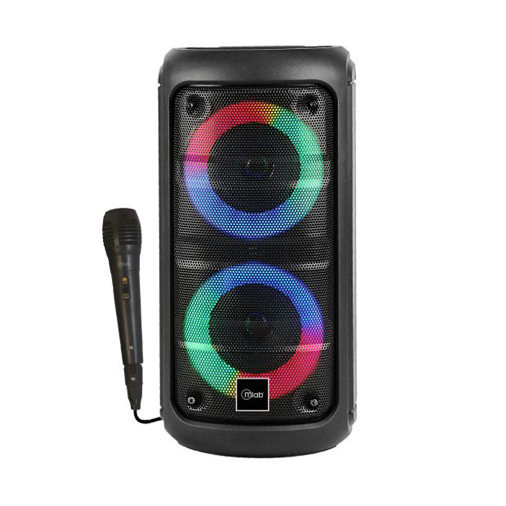 Parlante MLab Colorfeel Bass 9101 Bluetooth Karaoke Negro