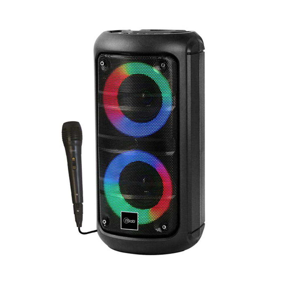 Parlante MLab Colorfeel Bass 9101 Bluetooth Karaoke Negro