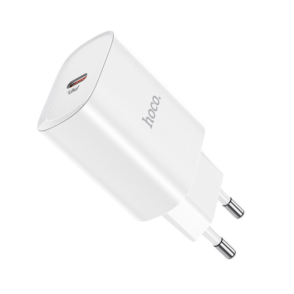 Cargador Hoco N14 USB C PD 20W Blanco