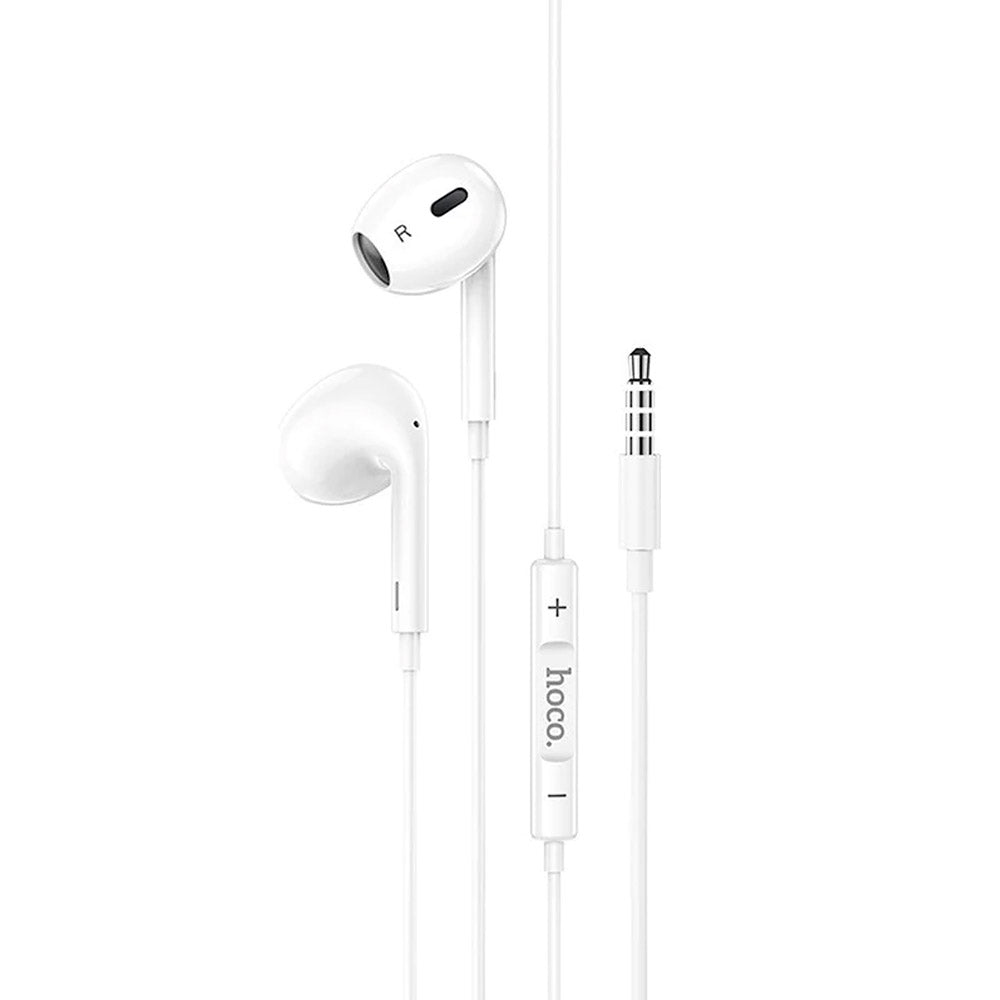 Audifonos Hoco M1 Max Crystal In Ear Jack 3.5mm Blanco