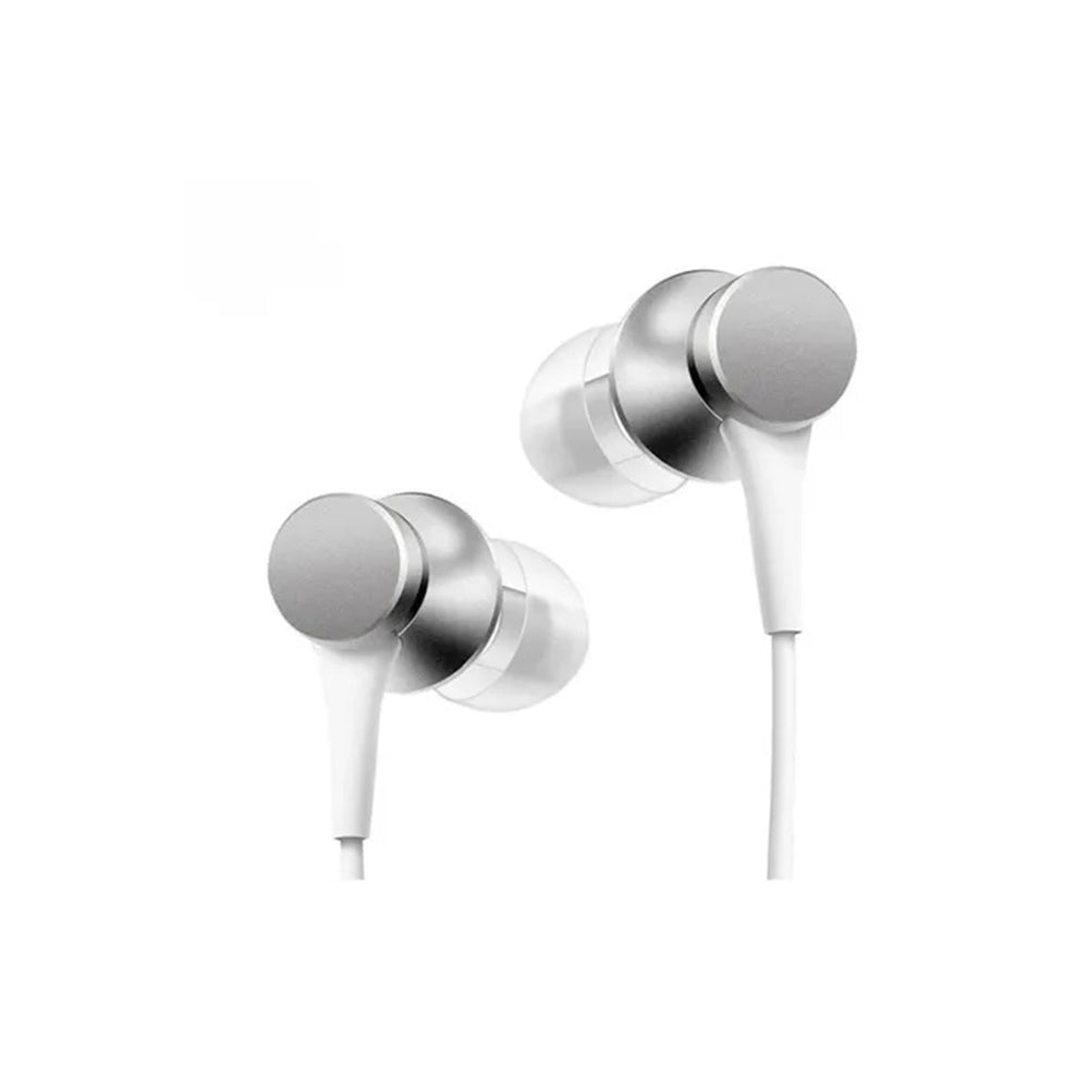 Audífonos Xiaomi Mi In Ear Headphones Basic Jack 3.5mm Plata