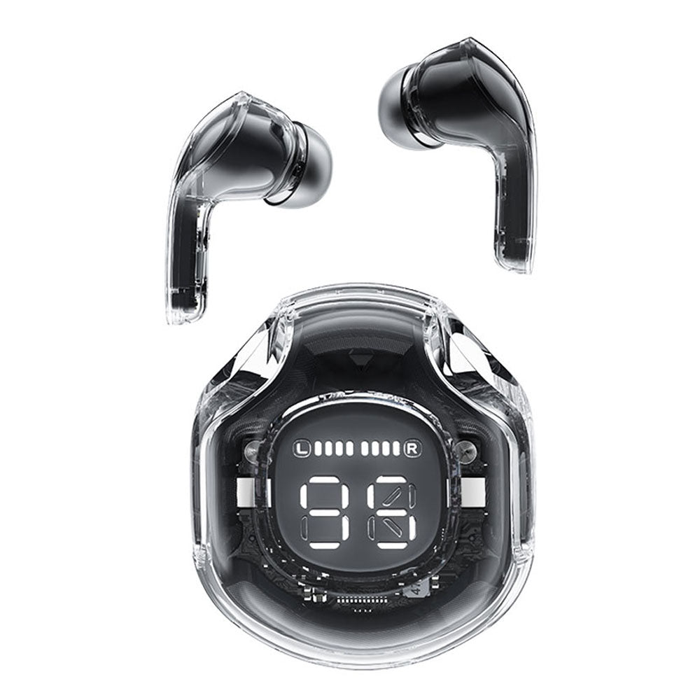 Audifonos Acefast T8 Crystal TWS In Ear Bluetooth Negro