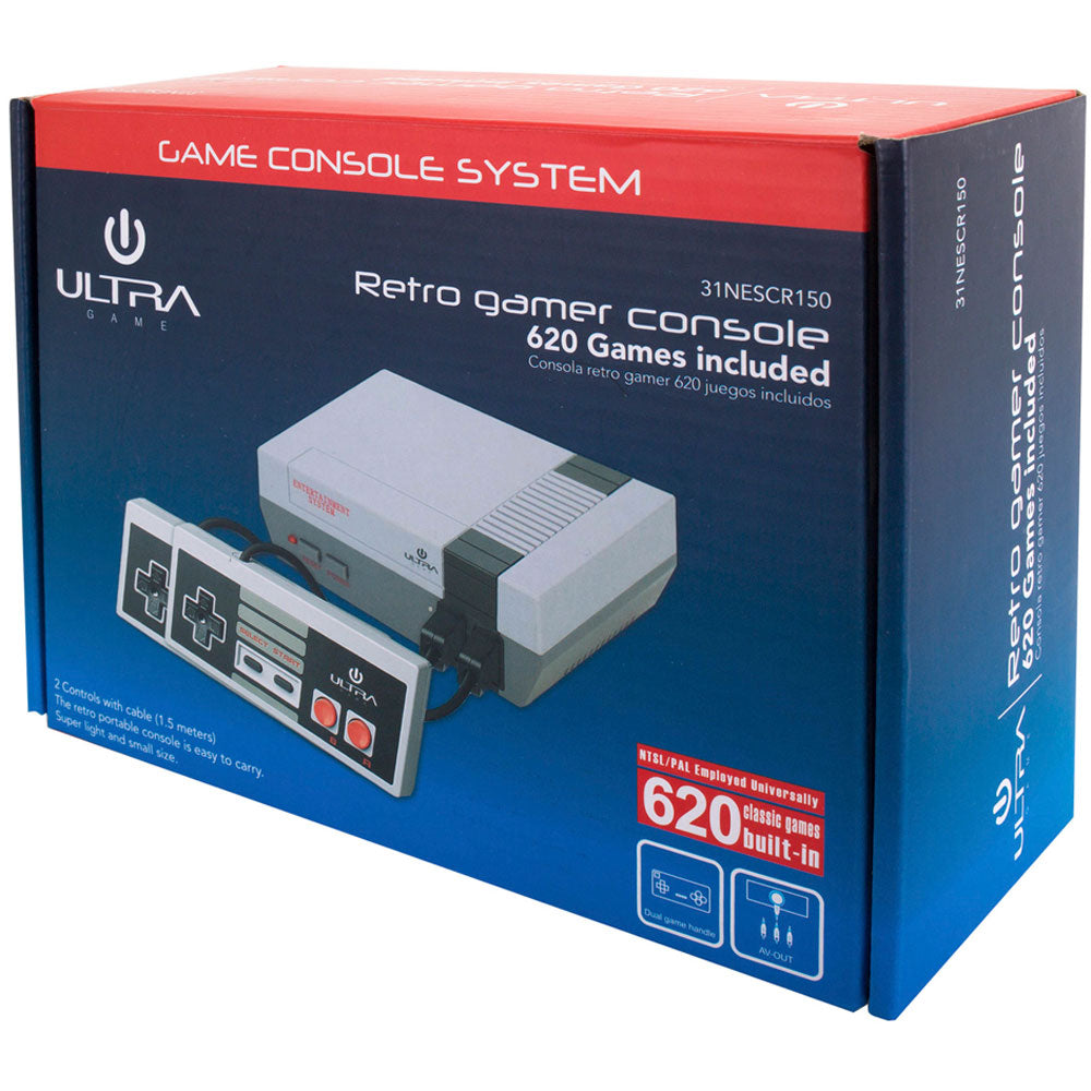 Consola Retro Ultra 31NESCR150 620 Juegos AV TV Gris