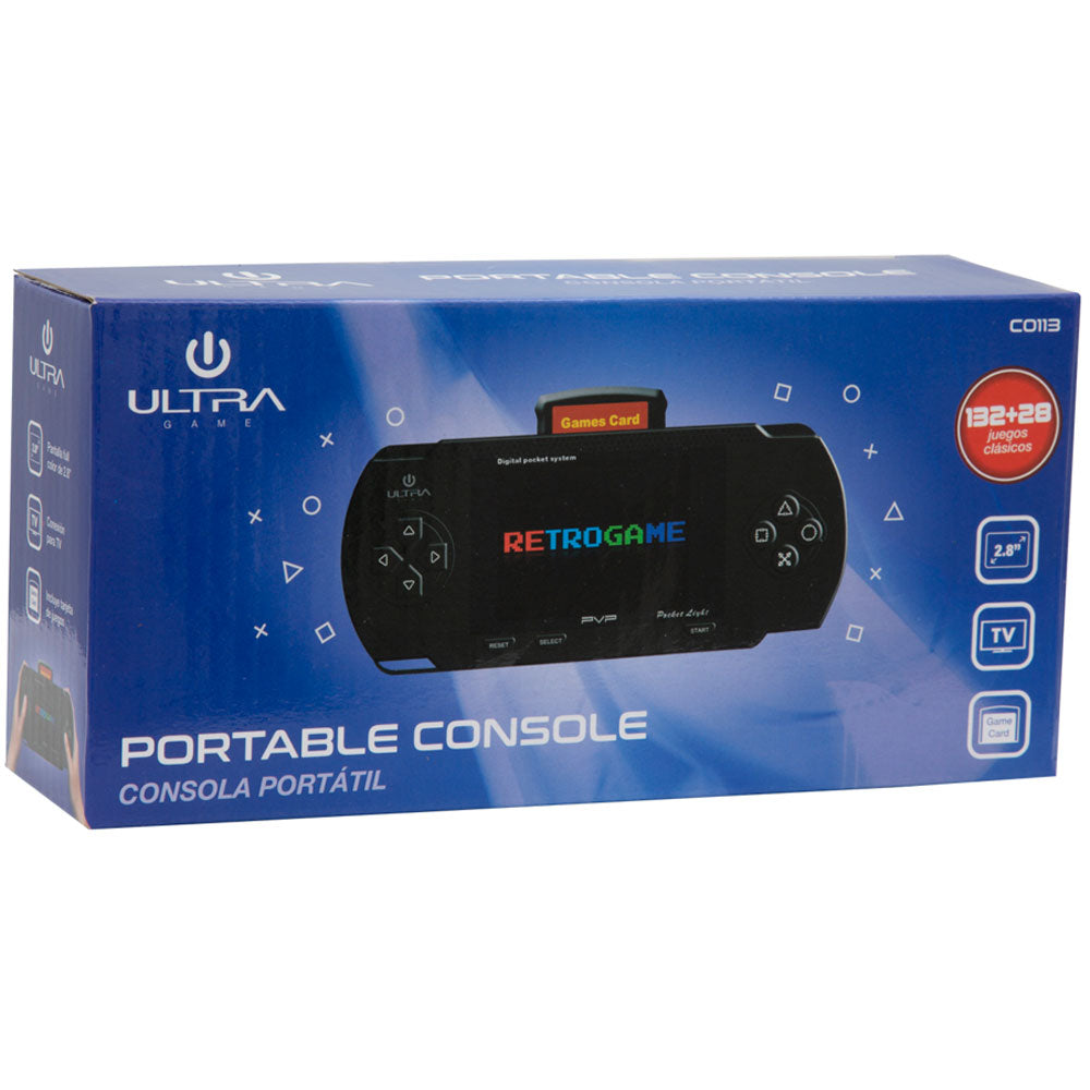 Consola portatil Ultra C0112 160 Juegos Recargable Negro