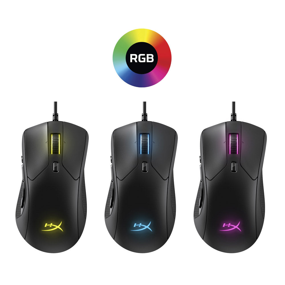 Mouse Gamer HyperX PulseFire Raid RGB HX-MC005B 11 botones
