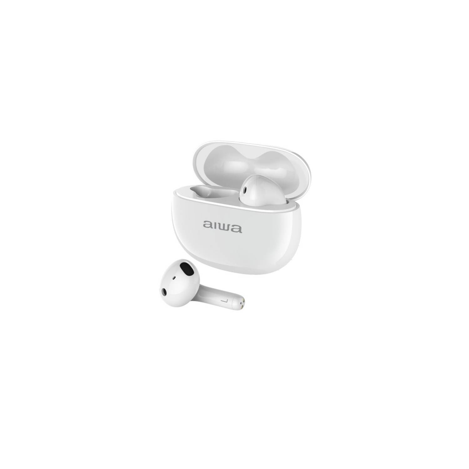 Audifonos Aiwa AWTWSD8 In Ear Bluetooth TWS Blanco