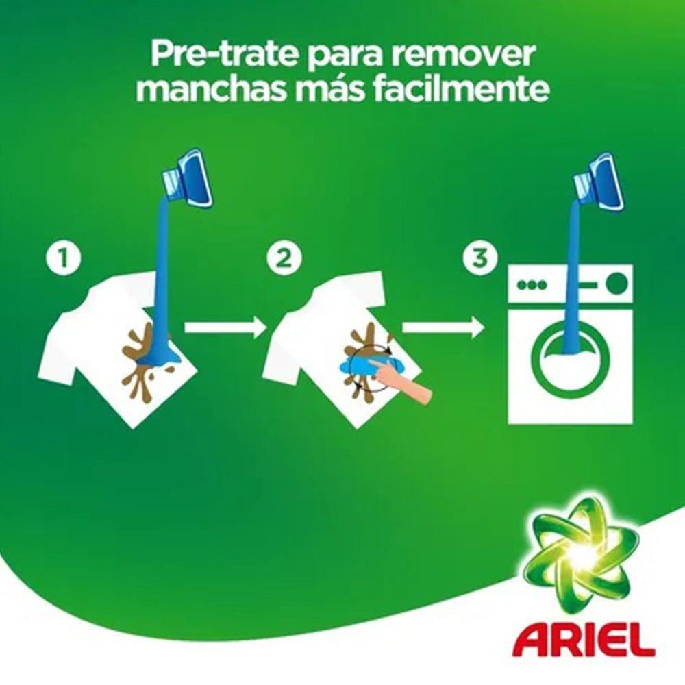 Detergente Líquido Concentrado Ariel Doble Poder 1.2L
