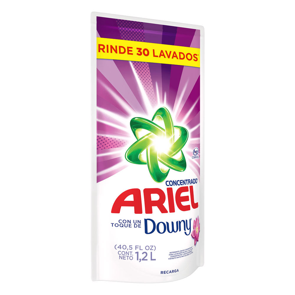 Detergente Líquido Concentrado Ariel con Toque de Downy 1.2L