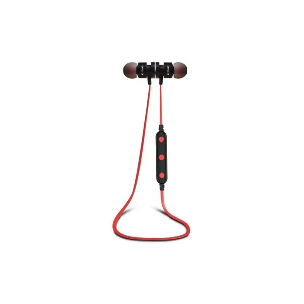 Audífonos Aiwa Aw 660bt Bluetooth  Negro y Rojo