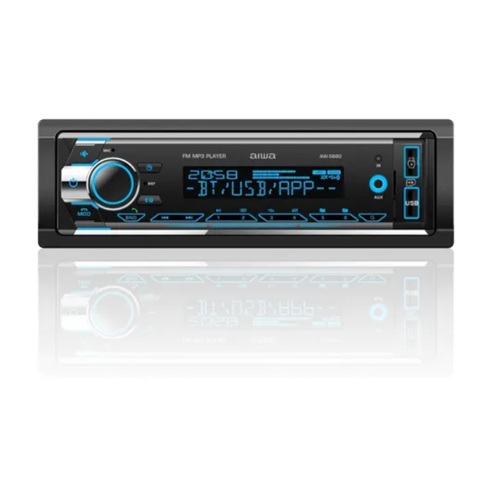 Radio para auto Aiwa AW 5880 MP3 USB SD Bt