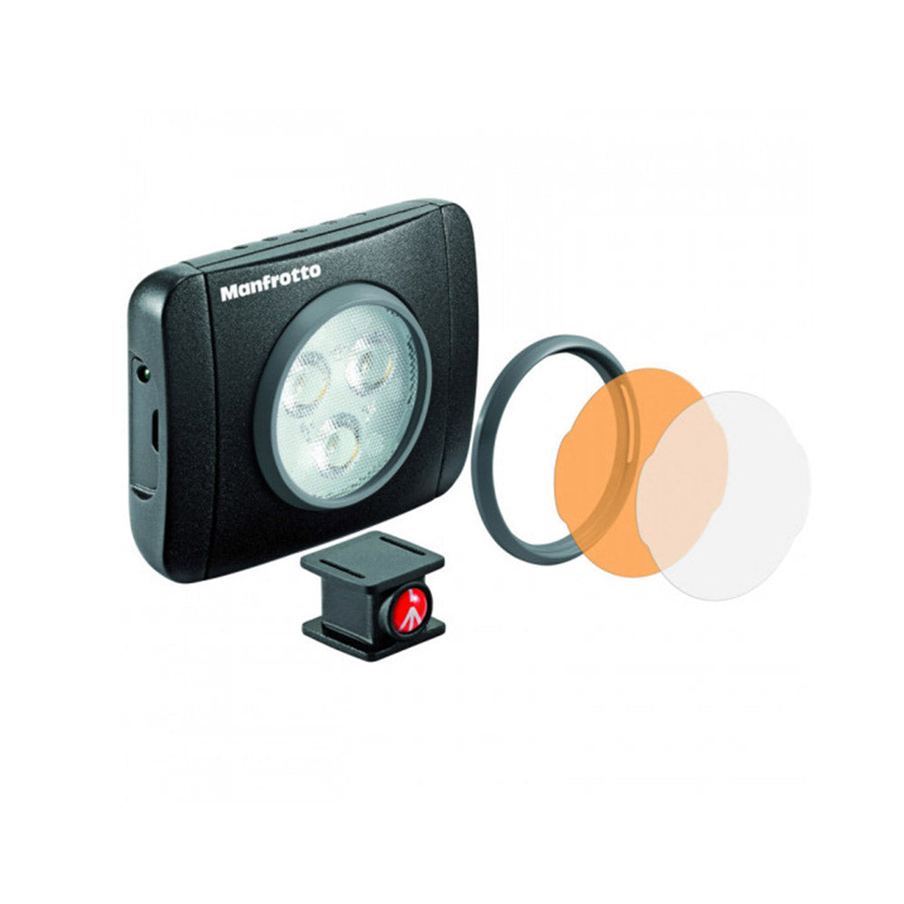 3 Luces led Manfrotto mlumiepl-bk Lumimuse Multiproposito
