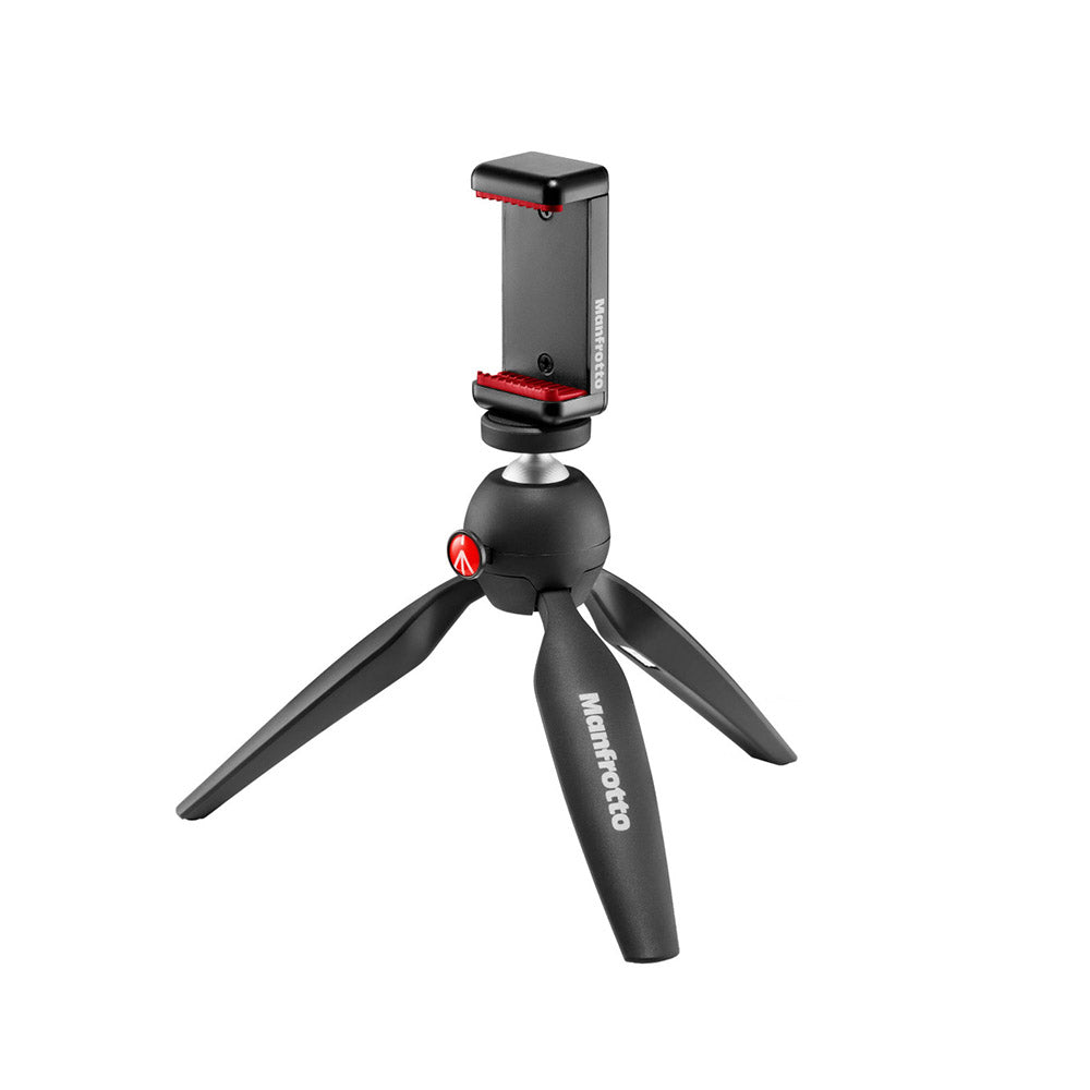 Mini Trípode Manfrotto Pixi con adaptador para celular