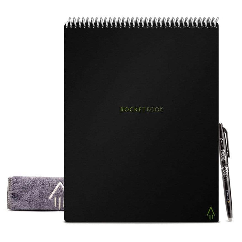 Cuaderno Inteligente Rocketbook Flip Carta Negro