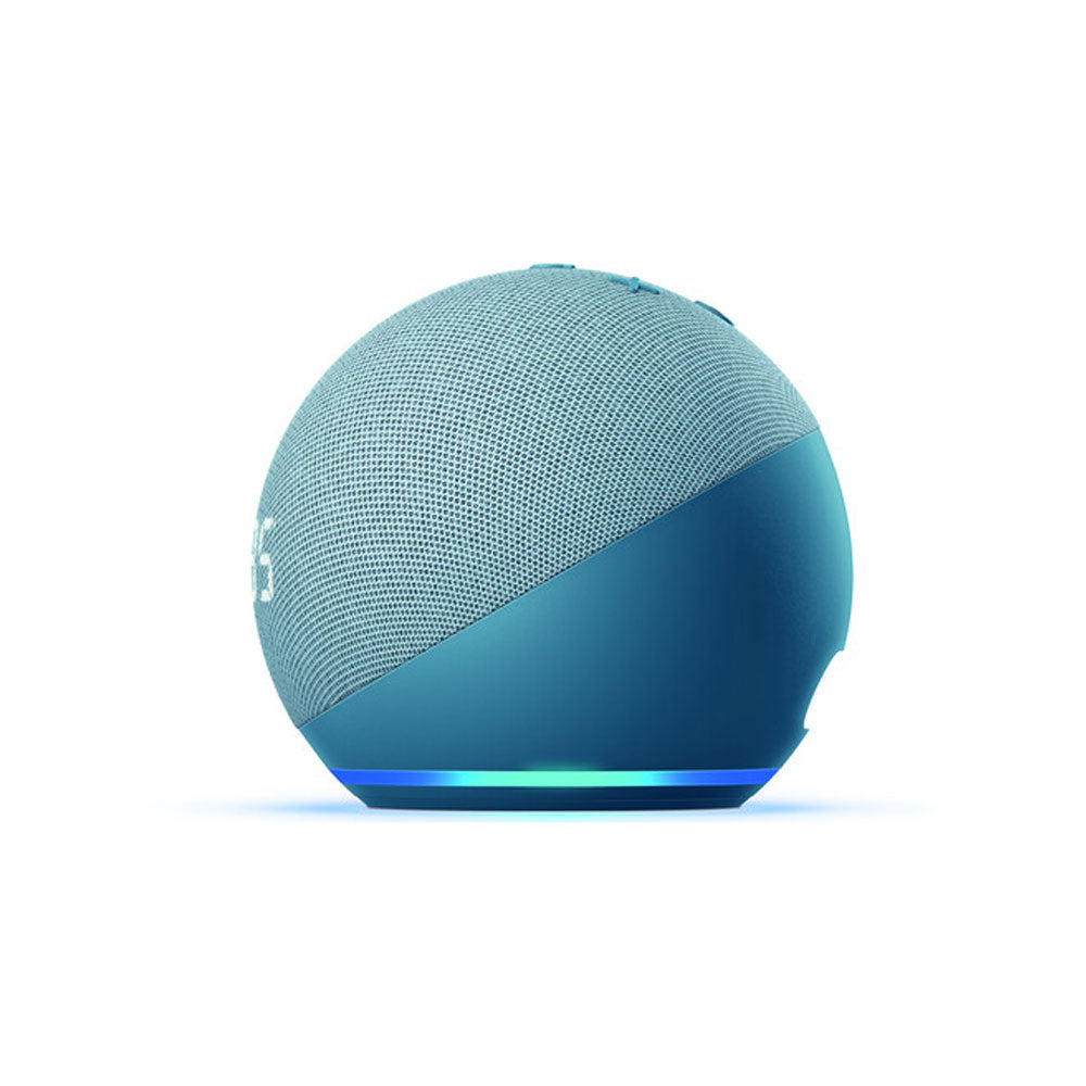 Asistente Virtual Amazon Echo Dot 4ta Gen con reloj Azul
