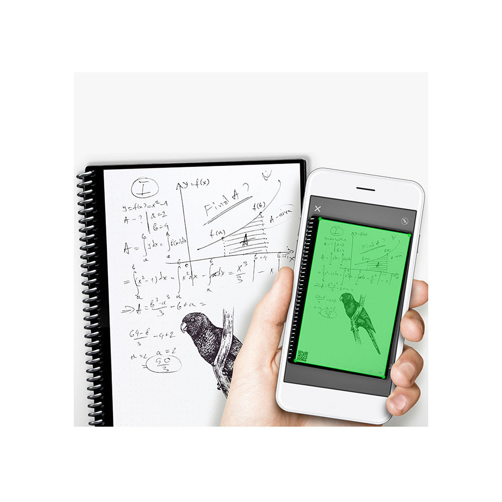 Cuaderno inteligente Rocketbook Fusion Executive Verde