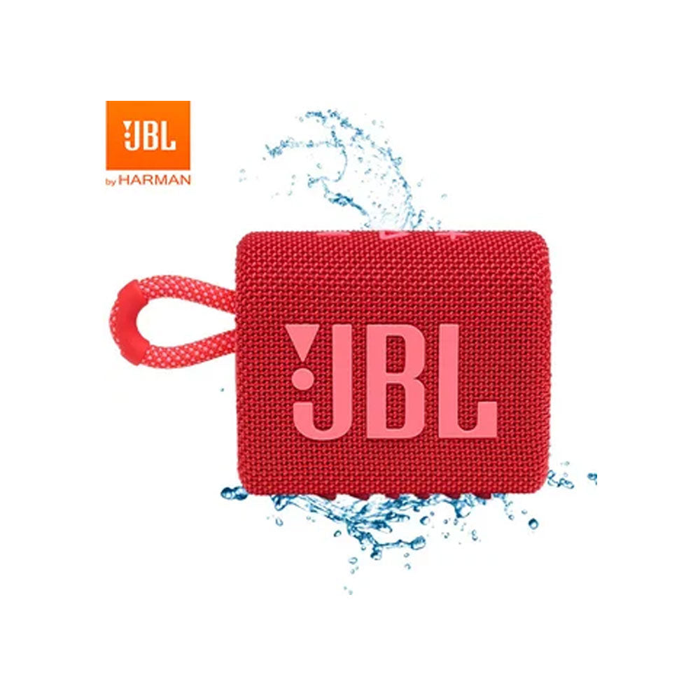 Parlante JBL GO 3 Bluetooth 5.0 IP67 Rojo