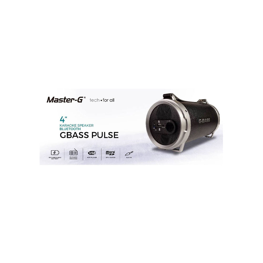 Parlante Master G Bluetooth G Bass Pulse 4 pulg 12W Bazuca