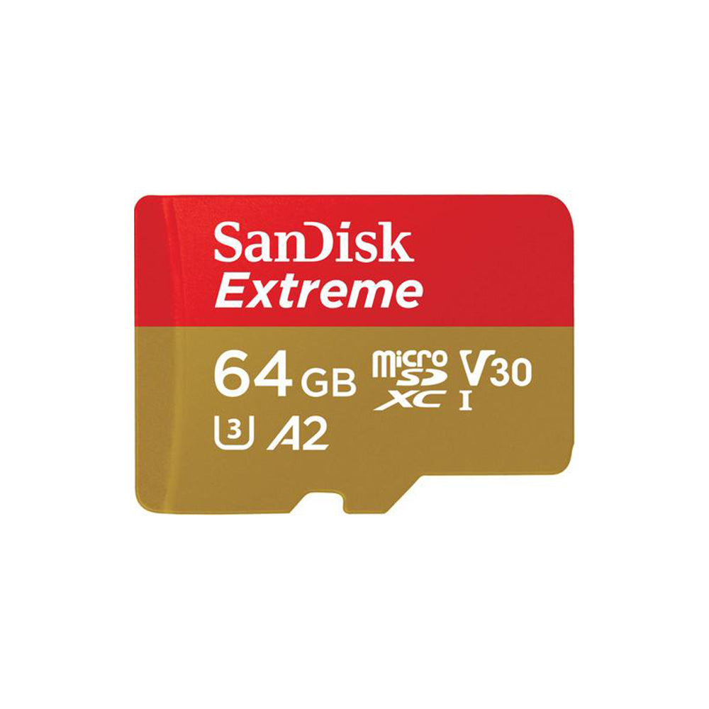 Tarjeta de memoria SanDisk Extreme 64GB microSD 4K A2