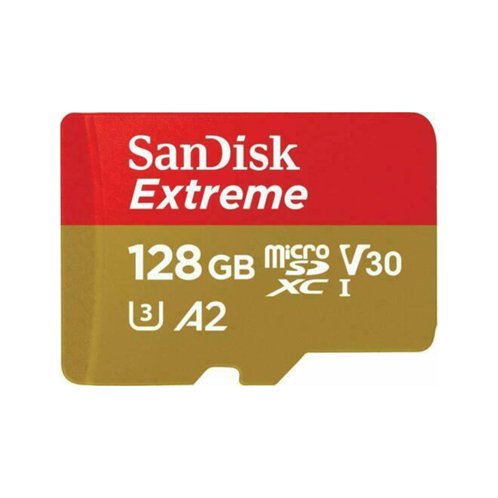 Tarjeta memoria SanDisk Extreme 128GB microSD 4K A2
